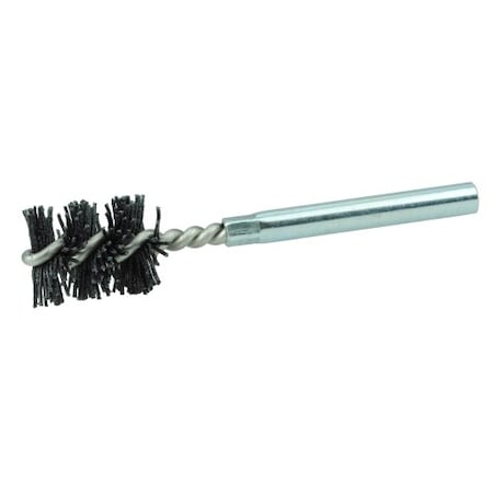 Burr-Rx 20MM-Dia Brush, .026/120CG Crimped Fill, 1 Brush Len, 3-1/2